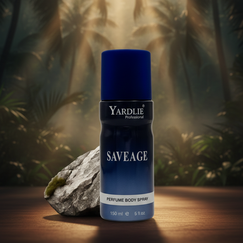 Yardlie Professional BOSS Savage Body Spray – Bold Masculine Deodorant for Men (150ml)
