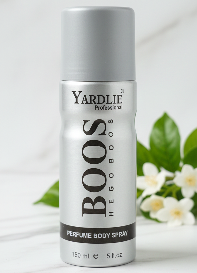 Yardlie Professional BOSS HEGOBOOS Body Spray for Men – Long Lasting Masculine Deodorant 150ml