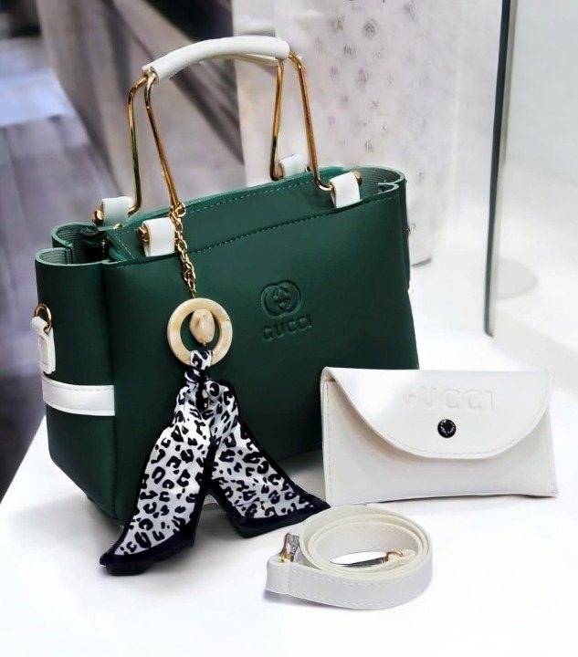 Ladies Handbag with Matching Small Pouch – Elegant Premium Quality Shoulder Bag