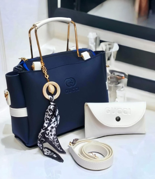 Ladies Handbag with Matching Small Pouch – Elegant Premium Quality Shoulder Bag