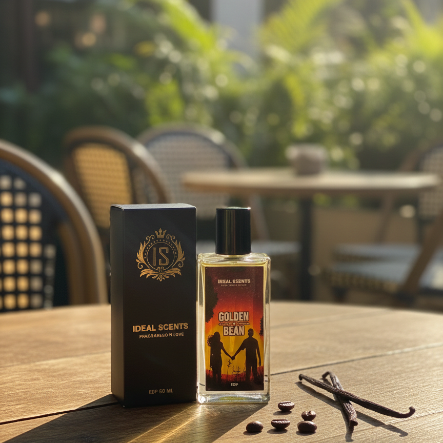 Golden Bean Fragrance – Unisex Eau De Parfum (50ml)  Long Lasting 8–10 Hours  Made in Pakistan
